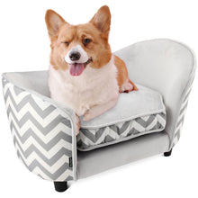 Load image into Gallery viewer, PetSmart Dog Bed Lounge Sofa 宠物条纹沙发
